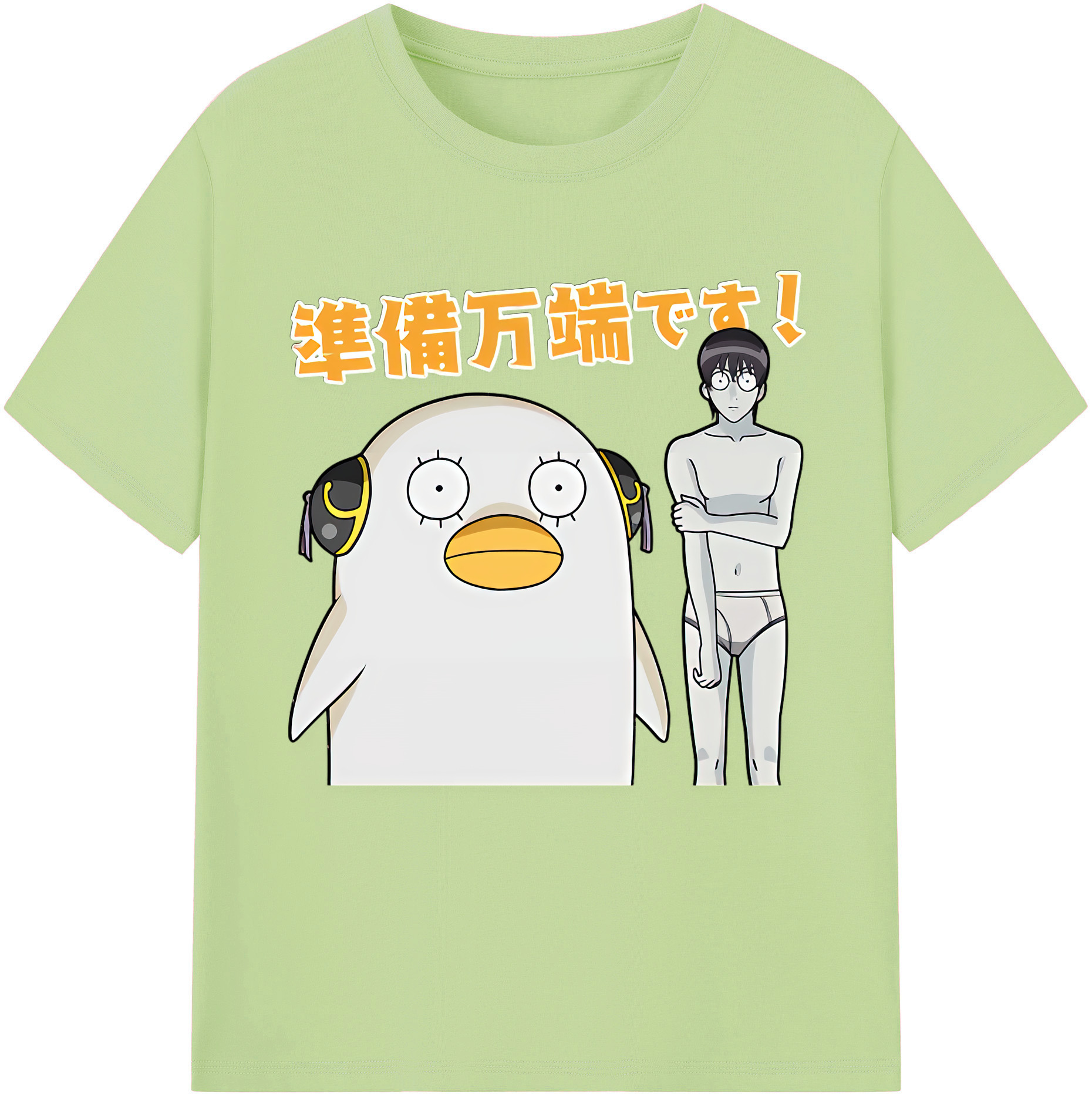 （画像用） ぎんたま 坂田銀時（さかたぎんとき） 神楽 志村新八（しむら しんぱち） GINTAMA Sakata Gintoki Kagura Shimura Shinpachi 綿100％半袖Tシャツ（フロントプリント）